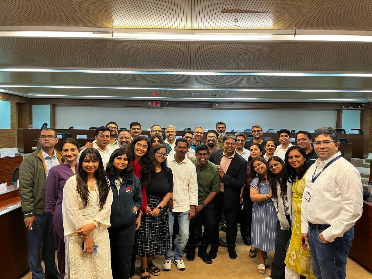 With the EGMP cohort at IIM Bangalore during the masterclass on leadership and sales
